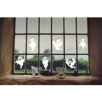 Geist Vinyl Aufkleber - Set Mit 6 Halloween Dekorationen von NEONILART