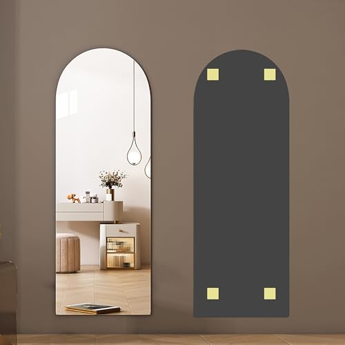 NEONMAN Bruchsicherer Spiegel Unzerbrechlicher Spiegel Acryl-wandspiegel zum Aufkleben Hochauflösend Unzerbrechlich Sicher Abgerundete Ecken Leicht zu Reinigen, Geeignet für Wohnzimmer(30X120CM) von NEONMAN