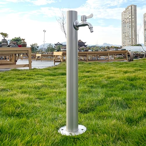 NEONMAN Wassersäule Garten mit Solar Licht Wasserzapfsäule Wassersäule Garten Wasserhahn Säule Wasserzapfsäule Wasserzapfstelle Saeule mit Wasserhahn Frostsicherer wassersäule Edelstahl(95x8.9cm) NEONMAN Wassersäule Garten mit Solar Licht Wasserzapfsäule Wassersäule Garten Wasserhahn Säule Wasserzapfsäule Wasserzapfstelle Saeule mit Wasserhahn Frostsicherer wassersäule Edelstahl(95x8.9cm) von NEONMAN