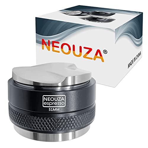 NEOUZA 51mm Coffee Distributor & Tamper 2 in 1 Double Head Coffee Leveller Fits 51mm Delonghi Breville Strainer Adjustable von NEOUZA