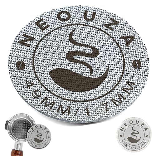 NEOUZA Espresso-Puck-Sieb, 49 mm, wiederverwendbar, 1,7 mm, Stärke: 150 µm, Edelstahl, professionelle Barista-Kaffeefilterplatte für Espresso-Siebträger-Filterkorb von NEOUZA