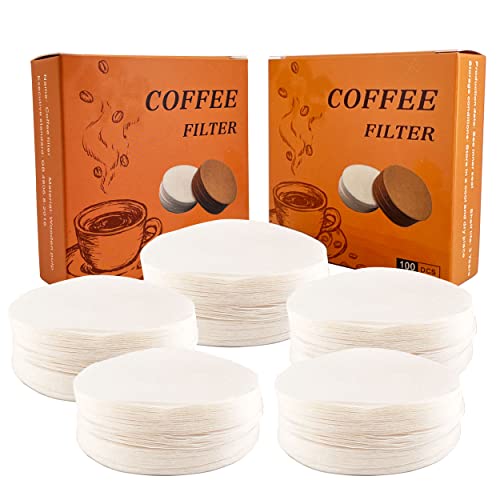 NEOUZA Kaffeepapierfilter, rund, 500 Stück, für Espressomaschine, Siebträger, Mokkakanne, ungebleicht, Einweg-Puck-Sieb (56 mm), Coffee Paper Filters von NEOUZA