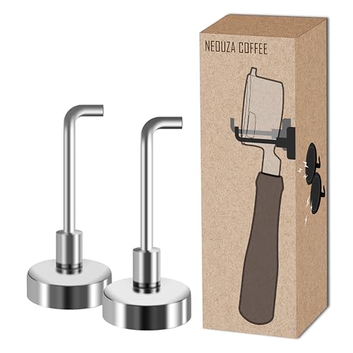 NEOUZA Magnethaken für Kaffeemaschine, Espressomaschinen-Zubehör, Siebträger, starker Magnet zum Aufhängen, Camping, Küche, Arbeitsplatz, Kreuzfahrt (2pcs) von NEOUZA