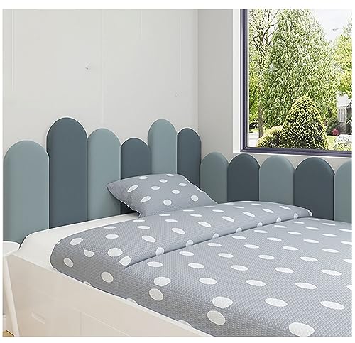 3D Wandpaneele Wandverkleidung Selbstklebend, PU Wasserdicht Wandpolster Kinderzimmer, Wandpaneele Gepolstert, Wandkissen Zum Aufhängen für Kopfteil Bett 120 150 180cm Ndkissen Kinderzimmer ( Farbe : von NEPHRA