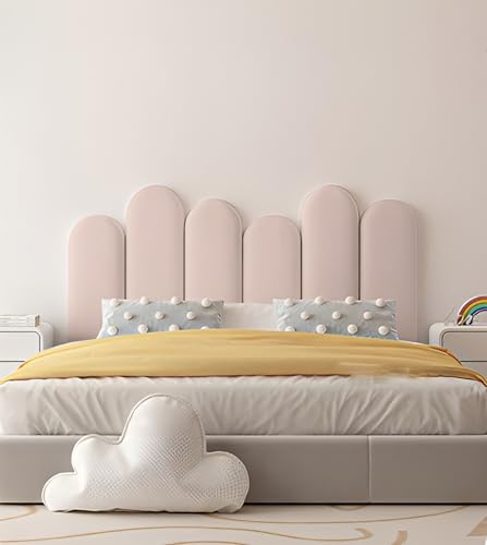 Wandpaneele Gepolstert, 3cm Dick Wandkissen Mit Befestigung Wandkissen Selbstklebend, für Wanddeko Schlafzimmer Wohnzimmer, Bett Kopfteil Einfach und Leicht zu Installieren ( Farbe : G , Größe : 120cm von NEPHRA