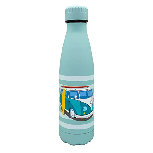 Nerthus FIH 902 Doppelwandige Thermosflasche für Kaltes und Heißes, Transporter-Design, Edelstahl, 500ml von NERTHUS