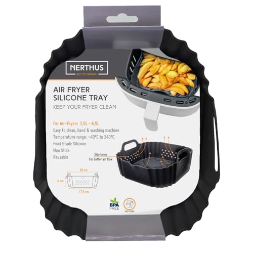 NERTHUS FIH 1175 Air Fryer Tablett, perforiertes Silikon von NERTHUS