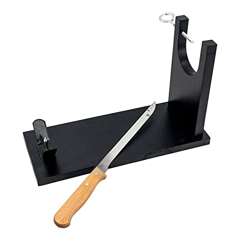 NERTHUS FIH 1223 Sencillo Set für Schinken, Edelstahl Holz, Original von NERTHUS