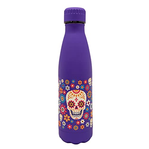 Nerthus FIH 906 Doppelwandige Thermosflasche für Kaltes und Heißes, Edelstahl, Totenkopf, 500 ml Nerthus FIH 906 Doppelwandige Thermosflasche für Kaltes und Heißes, Edelstahl, Totenkopf, 500 ml von NERTHUS