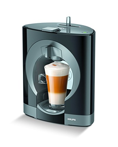 Krups KP1108 Nescafé Dolce Gusto Oblo Kaffeekapselmaschine | manuell | 15 bar Pumpendruck | Abnehmbarer Wassertank | schwarz von NESCAFÉ Dolce Gusto