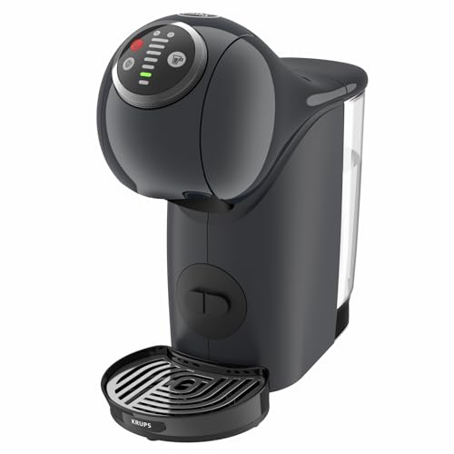 NESCAFÉ Dolce Gusto Genio S Plus by KRUPS, Kaffeekapselmaschine, Espresso Boost, Temperaturauswahl, Heiß- & Kaltgetränke,15 bar Pumpendruck, 0,8l Wassertank, 1500 Watt, Cosmic Grey, KP340B von NESCAFÉ DOLCE GUSTO