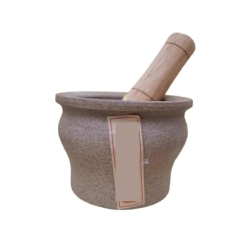 Stößel Und Mörser Set Haushalt Knoblauch-Pfund Traditionelle Knoblauchmühle Manuelle Knoblauchstöcke Set Küchenhelfer Stößel Und Mörser Set Haushalt Knoblauch-Pfund Traditionelle Knoblauchmühle Manuelle Knoblauchstöcke Set Küchenhelfer von NESPIQ