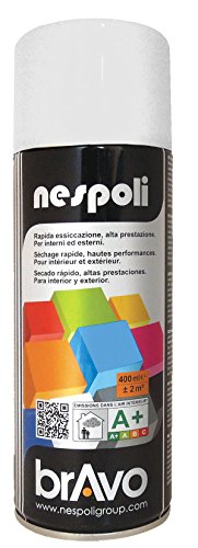 Nespoli Bravo Aerosol White Snow Paint - Pro Matt Paint - 400ml von Nespoli