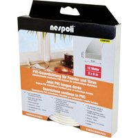 Nespoli PVC-Fenster- und Türdichtung je 6 m, 9 x 4 mm, weiß, 2 Stück Türdichtungen & Fensterdichtungen Nespoli PVC-Fenster- und Türdichtung je 6 m, 9 x 4 mm, weiß, 2 Stück Türdichtungen & Fensterdichtungen von NESPOLI