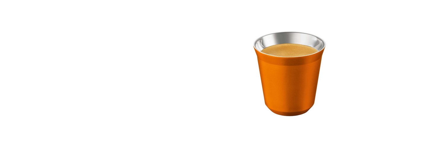 NESPRESSO Besteck-Set Nespresso Pixie Lungo Vienna Cup Espressobecher Orange 160ml NESPRESSO Besteck-Set Nespresso Pixie Lungo Vienna Cup Espressobecher Orange 160ml von NESPRESSO