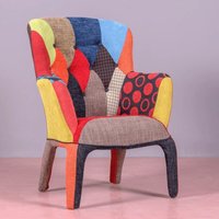 Vintage-Sessel - Capitone - Mehrfarbig - Nest Dream Vintage-Sessel - Capitone - Mehrfarbig - Nest Dream von NEST DREAM