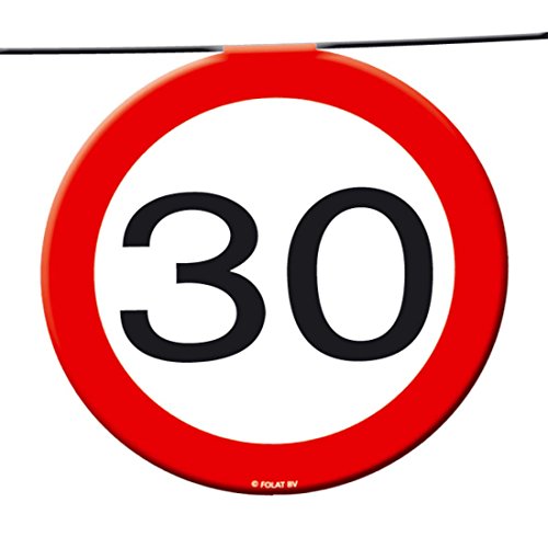 NET TOYS 30. Geburtstag Wimpelkette Verkehrsschilder Wimpelgirlande Geburtstagsgirlande Partybanner Partydeko Partykette Deko Geburtstagsdeko Banner Raumdeko NET TOYS 30. Geburtstag Wimpelkette Verkehrsschilder Wimpelgirlande Geburtstagsgirlande Partybanner Partydeko Partykette Deko Geburtstagsdeko Banner Raumdeko von NET TOYS