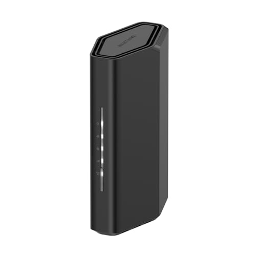 NETGEAR Nighthawk Dual-Band WiFi 7 Router (RS90) – Sicherheitsfunktionen, BE3600 Wireless-Geschwindigkeit (bis zu 3,6 Gbit/s) – deckt bis zu 2.000 m² ab, 50 Geräte – 2,5-Gig-Internetanschluss von NETGEAR