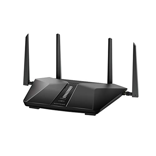NETGEAR Nighthawk WiFi 6 Router (RAX43) 5-Stream Dual-Band Gigabit Router, AX4200 Wireless Speed (bis zu 4,2 Gbit/s), Abdeckung bis zu 2.500 m² und 25 Geräte von NETGEAR