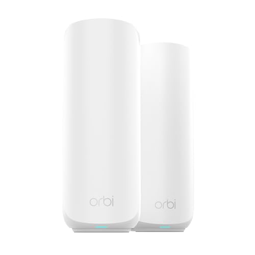 NETGEAR Orbi 370-Serie Dualband WiFi 7 Mesh-Netzwerksystem für Häuser/Wohnungen (RBE372) WLAN-Router + 1 Repeater, Sicherheitsfunktionen,3,6 GBit/s, Abdeckung 240 m2, 70 Geräte, 2,5G Internet, BE3600 von NETGEAR