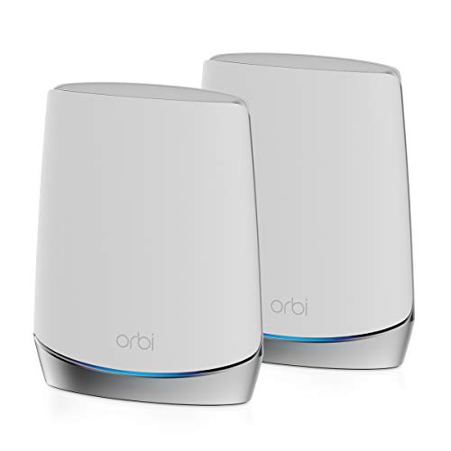 NETGEAR Orbi Ganzhaus-Tri-Band Mesh WiFi 6 System (RBK752) bis € Router mit 1 Sat-Extender | Bis zu 5.000 Fuß Quadrat und 40+ Geräte | AX4200 (bis 4.2Gbp) von NETGEAR