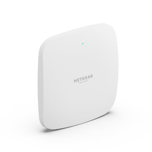 NETGEAR Wireless Access Point (WAX605) – WiFi 6 Dualband-AX3000-Geschwindigkeit | Bis zu 256 Client-Geräte | 802.11ax | Mesh | Stromversorgung über PoE oder Netzteil (Nicht im Lieferumfang enthalten) von NETGEAR