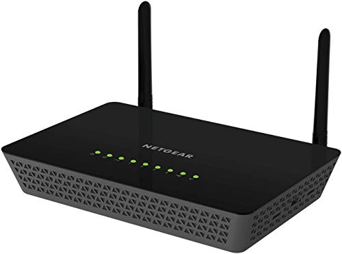 Netgear R6220 WLAN Router AC1200 (Dual-Band, bis zu 1200 MBit/s, Abdeckung bis 90 m² & 20 Geräte, 4x 1G Ethernet- & 1x USB 2.0 Ports) von NETGEAR