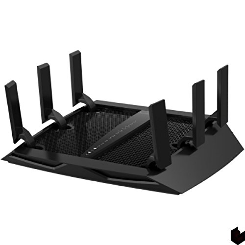 Netgear R8000-100PAS Nighthawk X6 Wireless Router 802.11A/B/G/n/AC Desktop, schwarz Netgear R8000-100PAS Nighthawk X6 Wireless Router 802.11A/B/G/n/AC Desktop, schwarz von NETGEAR