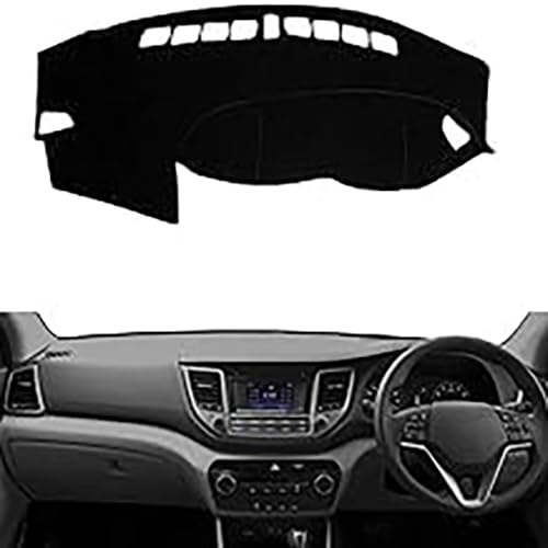 NETHIX Auto Armaturenbrett Abdeckmatte, für Hyundai Tucson 3rd 2016-2018 rutschfest Sonnenschutz Armaturenbrett-Matte Automobilinnenraum zubehör, Right-Hand Drive von NETHIX