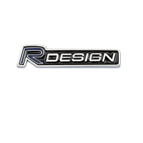 NETHIX Auto Emblem Aufkleber, für Volvo R Design XC90 S60 XC60 S80 selbstklebend Hohe Qualität Auto-Styling Modifikation dekoratives Zubehör,D NETHIX Auto Emblem Aufkleber, für Volvo R Design XC90 S60 XC60 S80 selbstklebend Hohe Qualität Auto-Styling Modifikation dekoratives Zubehör,D von NETHIX