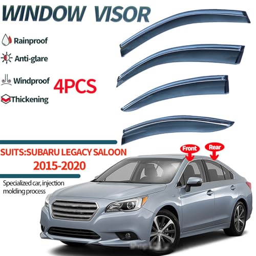NETHIX Windabweiser Autofenster für Subaru Legacy Sedan 2015-2020 Autofenster Regenschutz Regenabweiser Integrierte Deflektoren Seitenfensterabweiser NETHIX Windabweiser Autofenster für Subaru Legacy Sedan 2015-2020 Autofenster Regenschutz Regenabweiser Integrierte Deflektoren Seitenfensterabweiser von NETHIX
