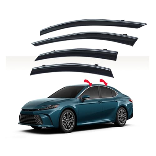 NETHIX Windabweiser Autofenster für Toyota Camry XV80 2024 Autofenster Regenschutz Regenabweiser Integrierte Deflektoren Seitenfensterabweiser NETHIX Windabweiser Autofenster für Toyota Camry XV80 2024 Autofenster Regenschutz Regenabweiser Integrierte Deflektoren Seitenfensterabweiser von NETHIX