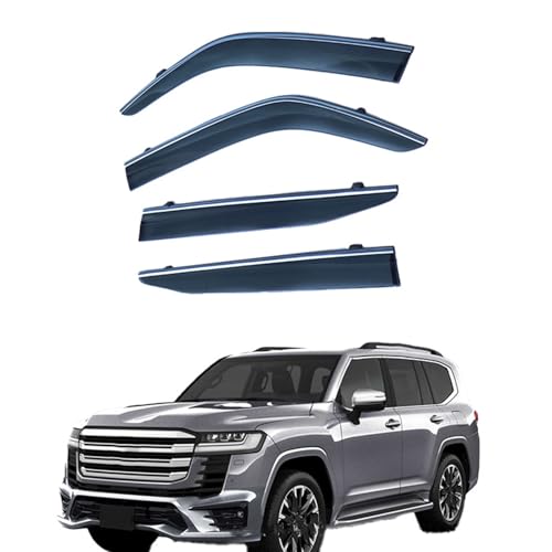 NETHIX Windabweiser Autofenster für Toyota Land Cruiser LC300 2022 Autofenster Regenschutz Regenabweiser Integrierte Deflektoren Seitenfensterabweiser NETHIX Windabweiser Autofenster für Toyota Land Cruiser LC300 2022 Autofenster Regenschutz Regenabweiser Integrierte Deflektoren Seitenfensterabweiser von NETHIX