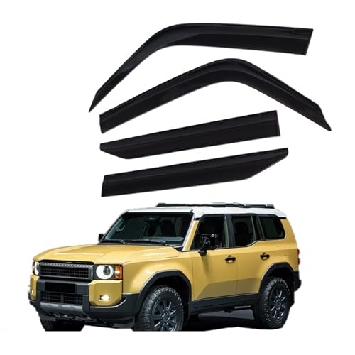 NETHIX Windabweiser Autofenster für Toyota Land Cruiser Prado J250 2024 Autofenster Regenschutz Regenabweiser Integrierte Deflektoren Seitenfensterabweiser NETHIX Windabweiser Autofenster für Toyota Land Cruiser Prado J250 2024 Autofenster Regenschutz Regenabweiser Integrierte Deflektoren Seitenfensterabweiser von NETHIX