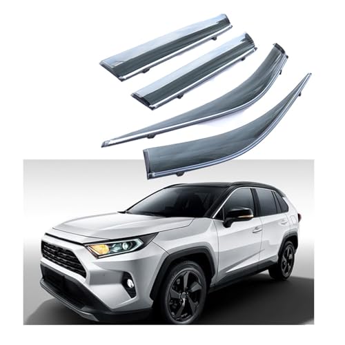 NETHIX Windabweiser Autofenster für Toyota RAV4 2019-2024 Autofenster Regenschutz Regenabweiser Integrierte Deflektoren Seitenfensterabweiser NETHIX Windabweiser Autofenster für Toyota RAV4 2019-2024 Autofenster Regenschutz Regenabweiser Integrierte Deflektoren Seitenfensterabweiser von NETHIX