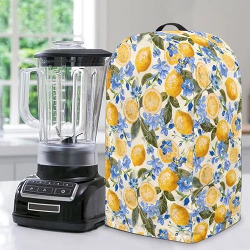 Blender Covers for Kitchen Decorative Flower Lemon Food Processor Dust Cover Washable Anti-Stain Anti-Static Kitchen Appliance Dust Cover Modern Decor von NETILGEN