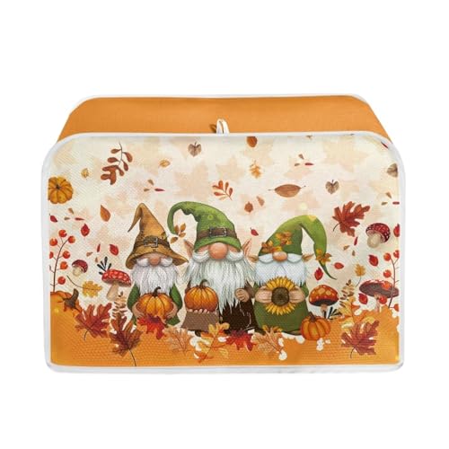 NETILGEN Staubschutz für 4 Scheiben Toaster mit Haken oben, Küche, kleines Gerät, Brot, Toaster, Ofen, staubdichte Abdeckung, Erntedankfest, Zwerg, Ahornblatt NETILGEN Staubschutz für 4 Scheiben Toaster mit Haken oben, Küche, kleines Gerät, Brot, Toaster, Ofen, staubdichte Abdeckung, Erntedankfest, Zwerg, Ahornblatt von NETILGEN