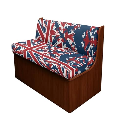 NETILGEN The Union Jack UK Rv Dinette Kissenbezüge, waschbare Sitzbezüge für Wohnmobile, Wohnmobile, Autobanksitze NETILGEN The Union Jack UK Rv Dinette Kissenbezüge, waschbare Sitzbezüge für Wohnmobile, Wohnmobile, Autobanksitze von NETILGEN