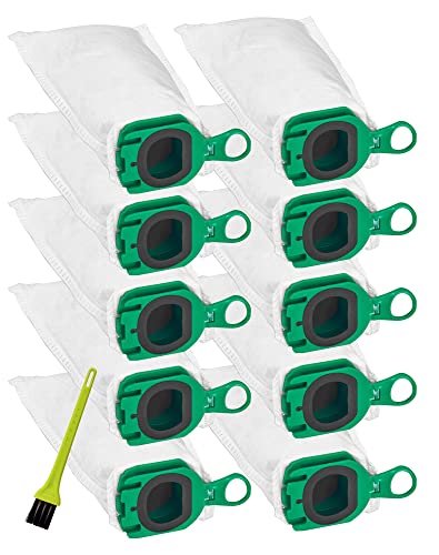 10 Stück Staubsaugerbeutel für Vorwerk Kobold VB100 Filtertüten Kompatibel mit Vorwerk VB100 Akku-Staubsauger Ersatz FP100 Filtertüten Zubehör Staubbeutel für Vorwerk VB100 VB 100 FP100 FP 100 von NETONDA