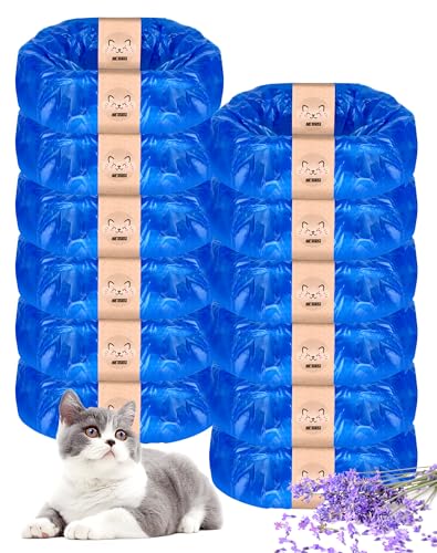 NETONDA 12-Pack Nachfüllfolie Katzenstreu-Entsorgungseimer Nachfüllkassette Katzenmülleimer Nachfüllbeutel Katzenstreuentsorgungseimer Nachfüllfolien Katzen-Mülleimer Geruchsdichte Strapazierfähige von NETONDA