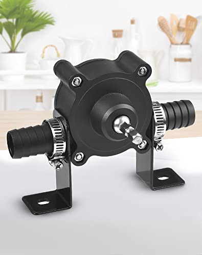 NETONDA Bohrmaschinenpumpe Akkuschrauber Pumpe Bohrmaschine Wasser Bohrpumpe Selbstansaugende Wasserpumpe mini Elektrische Bohrpumpe Elektrobohrpumpe für Wasser Diesel Öl Flüssigkeit von NETONDA