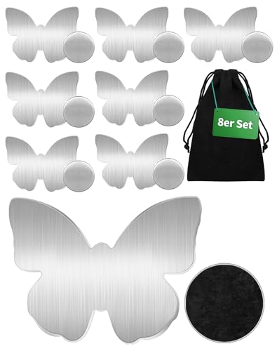 NETONDA 8PCS Tischdeckenbeschwerer Extra Schwer Tischdecken Beschwerer draußen Tischdeckenhalter Clip Tischdeckengewichte Magnet Tischdeckenklammern Edelstahl Tischklammern für alle Tisch Gardinen von NETONDA