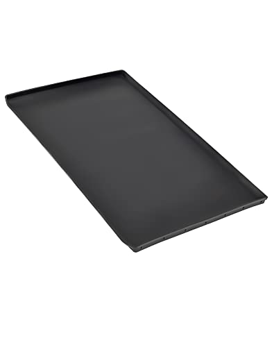 NETONDA Unterlage für Kaffeevollautomat Silikonmatte für Küchenmaschinen Zubehör Anti-Rutsch Wasserdicht Silikonunterlage für Kaffeemühle Siebträger, 48 x 30 cm, Schwarz von NETONDA