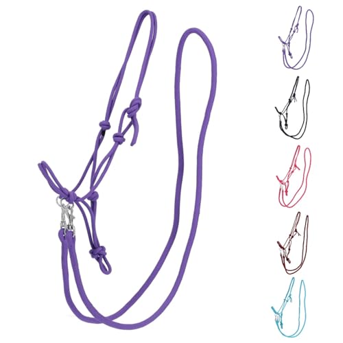NETPROSHOP 1 Set Knotenhalfter und Seil-Zügel für gebissloses Reiten Gr. Shetty, Pony, Cob, Full, Groesse:Cob, Farbe:Lila NETPROSHOP 1 Set Knotenhalfter und Seil-Zügel für gebissloses Reiten Gr. Shetty, Pony, Cob, Full, Groesse:Cob, Farbe:Lila von NETPROSHOP
