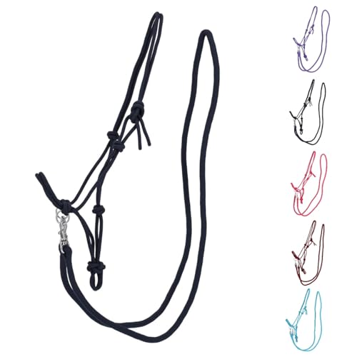 NETPROSHOP 1 Set Knotenhalfter und Seil-Zügel für gebissloses Reiten Gr. Shetty, Pony, Cob, Full, Groesse:Full, Farbe:Dunkelblau NETPROSHOP 1 Set Knotenhalfter und Seil-Zügel für gebissloses Reiten Gr. Shetty, Pony, Cob, Full, Groesse:Full, Farbe:Dunkelblau von NETPROSHOP