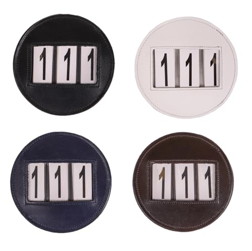 NETPROSHOP 1 Stück Startnummer Rund mit 1 Nummernhalter und austauschbaren Nummern, Farbe:Braun NETPROSHOP 1 Stück Startnummer Rund mit 1 Nummernhalter und austauschbaren Nummern, Farbe:Braun von NETPROSHOP