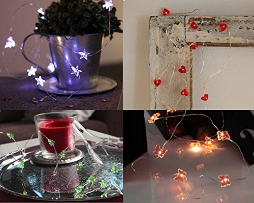 NETPROSHOP 10er LED Drahtlichterkette Motiv: Schmetterling, Herz, Tanne, Stern oder Smiley incl. Batterie, Motiv:Tanne NETPROSHOP 10er LED Drahtlichterkette Motiv: Schmetterling, Herz, Tanne, Stern oder Smiley incl. Batterie, Motiv:Tanne von NETPROSHOP