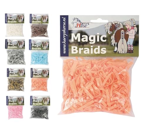 NETPROSHOP 500 Stück Silikon Mähnengummis Reißfest und Langlebig, Farbe:Orange NETPROSHOP 500 Stück Silikon Mähnengummis Reißfest und Langlebig, Farbe:Orange von NETPROSHOP