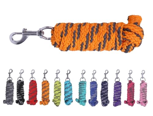 NETPROSHOP Anbindestrick Pferde Führstrick mit Karabinerhaken 2 Meter, Farbe:Orange NETPROSHOP Anbindestrick Pferde Führstrick mit Karabinerhaken 2 Meter, Farbe:Orange von NETPROSHOP