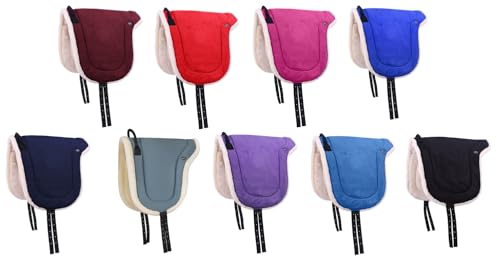 NETPROSHOP Bareback Pad Velour Reiten ohne Sattel mit Weichem Kunstfell Shetty/Pony/Full/XLFull, Groesse:Shetty, Farbe:Rot NETPROSHOP Bareback Pad Velour Reiten ohne Sattel mit Weichem Kunstfell Shetty/Pony/Full/XLFull, Groesse:Shetty, Farbe:Rot von NETPROSHOP